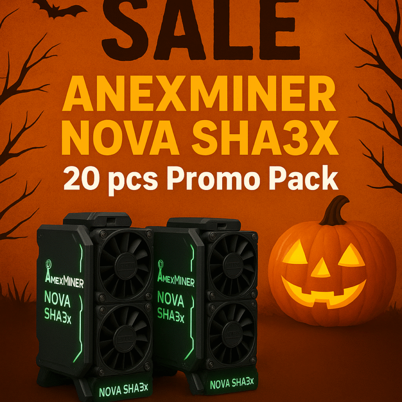 AnexMiner NOVA SHA3x Halloween Promo Pack